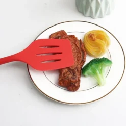 Unique Bargains Silicone Slotted Non Stick Heat Resistant Pancake Spatulas And Turners Red 1 Pc -Kitchen Tools Shop GUEST 00d23d45 050a 476d 81af 927e55eb2c11