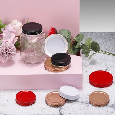 Unique Bargains Leak Proof Regular Mouth Tin Plate Mason Jar Lids 30 Pcs 5 Unique Bargains Leak Proof Regular Mouth Tin Plate Mason Jar Lids 30 Pcs - Image 3