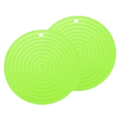 Unique Bargains Round Heat Resistant Silicone Trivet Mat With Hang Hole 2 Pcs 20 Unique Bargains Round Heat Resistant Silicone Trivet Mat With Hang Hole 2 Pcs -Kitchen Tools Shop GUEST 00f750a6 e56f 4d61 9872 edc294f22e51