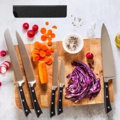 Unique Bargains ABS Durable Wear-Resistant Scratch Resistant Knife Storage Items 5 Inch Black 6 Pcs -Kitchen Tools Shop GUEST 01cb4769 47cf 4ab0 ac36 79546c5c35ca