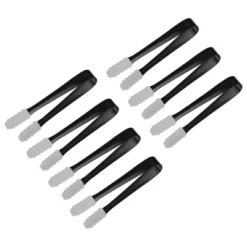 Unique Bargains Stainless Steel Ice Tongs For Appetizers, Charcuterie, Dessert, Tea Party, Bar, Cafe Serving 5.3" Black 7 Pcs -Kitchen Tools Shop GUEST 030f5616 b07c 4c48 ae57 dec13f0aadd9