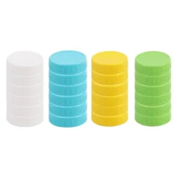 Unique Bargains Plastic Leak-Proof Regular Mason Canning Jars Lids 24 Pcs 15 Unique Bargains Plastic Leak-Proof Regular Mason Canning Jars Lids 24 Pcs -Kitchen Tools Shop GUEST 03e5a757 d760 4d8f b8d2 e6acdf5540ad