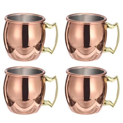 Unique Bargains Stainless Steel Shatterproof Wedding Party Reusable Cocktail Mugs 6 Unique Bargains Stainless Steel Shatterproof Wedding Party Reusable Cocktail Mugs - Image 4