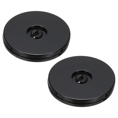 Unique Bargains High-strength Plastic 360-degree Rotating Design Durability Anti-slip Black Swivel Turntable 2 Pcs 10 Unique Bargains High-strength Plastic 360-degree Rotating Design Durability Anti-slip Black Swivel Turntable 2 Pcs - Image 8