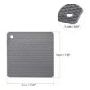 Unique Bargains Silicone Trivet Mats 2pcs Square Heat Resistant Non-Slip Drying Mat For Kitchen Counter Table -Deep Gray 2 Unique Bargains Silicone Trivet Mats 2pcs Square Heat Resistant Non-Slip Drying Mat For Kitchen Counter Table -Deep Gray -Kitchen Tools Shop GUEST 065befbf 0d6b 42e9 91c8 2389478a7750