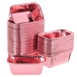 Unique Bargains Greaseproof Single-sided Aluminum Foil Cupcake Liners For Party 50 Pcs -Kitchen Tools Shop GUEST 0669ef3a 1b7e 4130 9b2c c81d5ef8a3d5