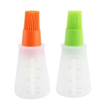 Unique Bargains Household Flexible Heat Resistant Non-stick Oil Bottle Brush Orange Green 2 Pcs 7 Unique Bargains Household Flexible Heat Resistant Non-stick Oil Bottle Brush Orange Green 2 Pcs - Image 5
