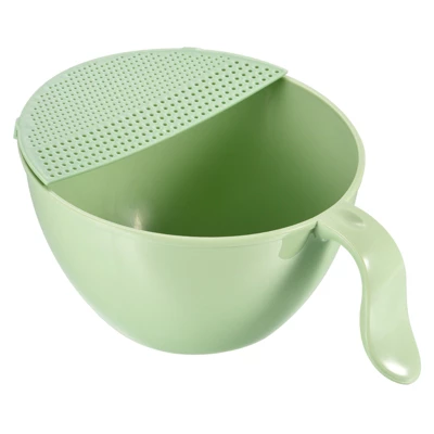 Unique Bargains Kitchen Rice Washing Bowl Strainer Colander Bowl Drain Basket 8 Unique Bargains Kitchen Rice Washing Bowl Strainer Colander Bowl Drain Basket - Image 6