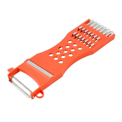 Unique Bargains Plastic Frame Vegetable Fruit Slicer Peeler Shredder Red 4 Pcs 3 Unique Bargains Plastic Frame Vegetable Fruit Slicer Peeler Shredder Red 4 Pcs