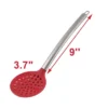 Unique Bargains Silicone Covering Head Stainless Steel Handle Slotted Spoon Ladle Silver Tone Red 1 Pc 2 Unique Bargains Silicone Covering Head Stainless Steel Handle Slotted Spoon Ladle Silver Tone Red 1 Pc -Kitchen Tools Shop GUEST 07481c70 2236 45c3 bf77 e7cc71a7791b