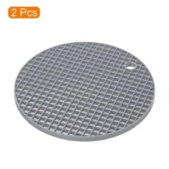 Unique Bargains Silicone Heat Resistant Non-slip Flexible Trivet Mats Light Gray 2 Pcs 6 Unique Bargains Silicone Heat Resistant Non-slip Flexible Trivet Mats Light Gray 2 Pcs -Kitchen Tools Shop GUEST 074e81d1 cbea 478b 8959 bcb28f73c70b