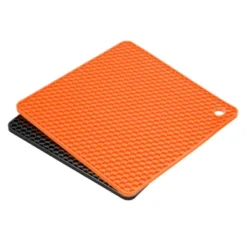 Unique Bargains Silicone Heat Resistant Non-Slip Drying Mat Trivet Mats Black, Orange 2 Pcs 7 Unique Bargains Silicone Heat Resistant Non-Slip Drying Mat Trivet Mats Black, Orange 2 Pcs -Kitchen Tools Shop GUEST 07f70cc2 9316 4704 9540 67295c9accc3