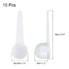 Unique Bargains Plastic Disposable Coffee Spices Short Handle Measuring Spoons 15 Pcs