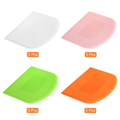Unique Bargains Kitchen Flexible Baking Polyethylene Plastic Dough Scraper 4 Unique Bargains Kitchen Flexible Baking Polyethylene Plastic Dough Scraper - Image 2