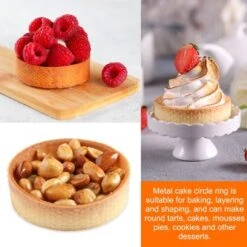 Unique Bargains Stainless Steel Non-Stick Perforated Baking Dessert Round Cake Ring 3 Pcs 22 Unique Bargains Stainless Steel Non-Stick Perforated Baking Dessert Round Cake Ring 3 Pcs -Kitchen Tools Shop GUEST 0881232b d856 4966 8056 edc46a9d63a0