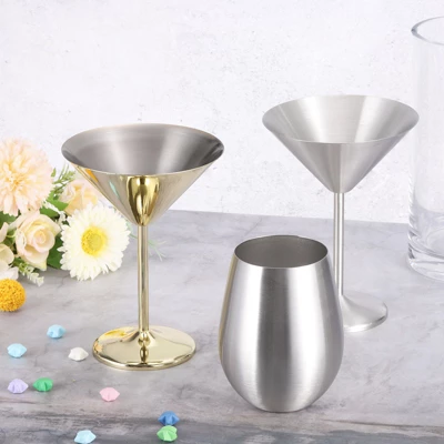 Unique Bargains Stainless Steel Shatterproof Reusable Cocktail Mugs For Wedding Party 2 Pcs 4 Unique Bargains Stainless Steel Shatterproof Reusable Cocktail Mugs For Wedding Party 2 Pcs - Image 2