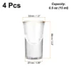 Unique Bargains Polystyrene Shot Glasses Drinkware With Golden Edge 4 Pcs 1 Unique Bargains Polystyrene Shot Glasses Drinkware With Golden Edge 4 Pcs -Kitchen Tools Shop GUEST 095fd0e3 ebca 47bd 8df3 55247dbf5b5c
