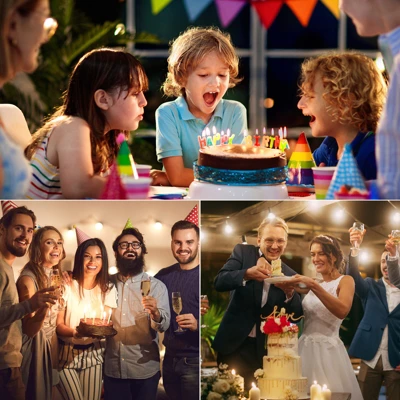 Unique Bargains Plastic Durable Smooth Surface Clear Cake Stands 4, 6, 8, 10 Inch 16 Pcs 6 Unique Bargains Plastic Durable Smooth Surface Clear Cake Stands 4, 6, 8, 10 Inch 16 Pcs - Image 4