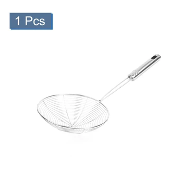 Unique Bargains Kitchenware 5.7" Dia Wire Stainless Steel Colander Spoon Strainers Silver Tone 4 Unique Bargains Kitchenware 5.7" Dia Wire Stainless Steel Colander Spoon Strainers Silver Tone - Image 2