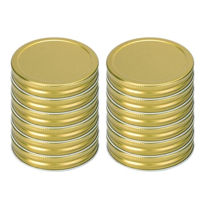 Unique Bargains Iron Regular Mouth Mason Canning Jars Lids With Sealing Rings 5 Unique Bargains Iron Regular Mouth Mason Canning Jars Lids With Sealing Rings - Image 3