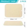 Unique Bargains Silicone Heat Resistant Non-Slip Foldable Dish Drying Mat 2 Pcs -Kitchen Tools Shop GUEST 0bae8ece e116 4d3f b343 7049dd215102
