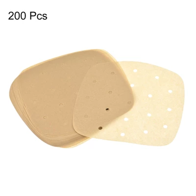 Unique Bargains Non-Stick Square Parchment Grilling Air Fryer Steaming Baking Mats 200 Pcs 4 Unique Bargains Non-Stick Square Parchment Grilling Air Fryer Steaming Baking Mats 200 Pcs - Image 2