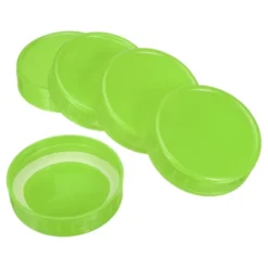 Unique Bargains Regular Mouth Plastic Mason Jar Lids With Silicone Sealing Ring 10 Pcs -Kitchen Tools Shop GUEST 0c503965 68d9 4024 8f54 c2441541eee8