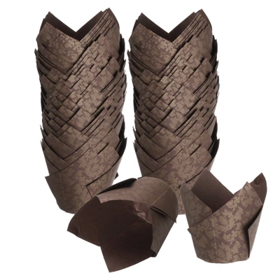 Unique Bargains Greaseproof Oven Safe Muffins Cupcakes Liners Tulip Baking Cups 150 Pcs 8 Unique Bargains Greaseproof Oven Safe Muffins Cupcakes Liners Tulip Baking Cups 150 Pcs - Image 6