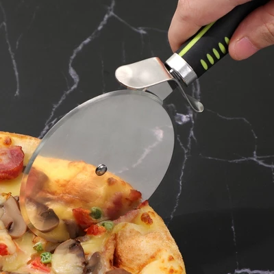Unique Bargains Stainless Steel Pizza Cutter Wheel Slicer With Super Sharp Blade Kitchen Tools 6 Unique Bargains Stainless Steel Pizza Cutter Wheel Slicer With Super Sharp Blade Kitchen Tools - Image 4