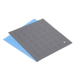 Unique Bargains Silicone Heat Resistant Non-slip Flexible Trivet Mat Light Blue, Deep Gray 2 Pcs -Kitchen Tools Shop GUEST 0e3f00ef 1c45 4b1f 85ac 483795e25799
