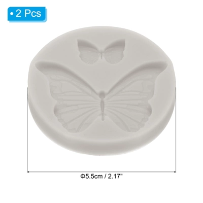 Unique Bargains Silicone Clay Template Fondant Template For Crafts Air Dry DIY Cakes 2 Pcs 3 Unique Bargains Silicone Clay Template Fondant Template For Crafts Air Dry DIY Cakes 2 Pcs