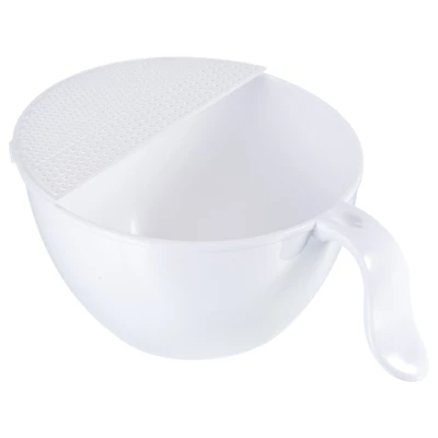 Unique Bargains Kitchen Rice Washing Bowl Strainer Colander Bowl Drain Basket 10 Unique Bargains Kitchen Rice Washing Bowl Strainer Colander Bowl Drain Basket - Image 8