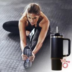 Unique Bargains Heart Sequin Letter O Butterfly Tassel Water Cup Pendant Pink 1 Pc -Kitchen Tools Shop GUEST 0f54d5ea 8115 4708 9968 87e94149b78f