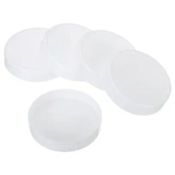 Unique Bargains Leak-Proof Plastic Mason Jar Lids With Silicone Sealing Ring 8 Pcs -Kitchen Tools Shop GUEST 10d49a53 91f7 4184 9b47 2fb7a040b4c6