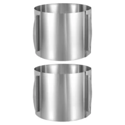 Unique Bargains Stainless Steel Round Adjustable Nonstick Cake Ring 2 Pcs -Kitchen Tools Shop GUEST 11dc6d77 6072 4630 ad22 f8d8c58b7bcf