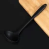 Unique Bargains Heat Resistant Ergonomic Handle Non-Stick Dishwasher Safe Soup Kitchen Spoon 11.6 Inch 1 Pc