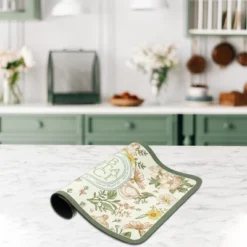 Unique Bargains Summer Monsoon Dish Drying Mat Green 15.75"x11.81" 12 Unique Bargains Summer Monsoon Dish Drying Mat Green 15.75"x11.81" -Kitchen Tools Shop GUEST 1202b59c d563 4a0f b440 59ad96b610fb