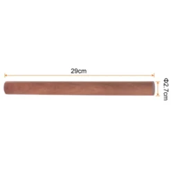 Unique Bargains Ebony Wood Cylindrical Smooth Non-Stick Small Kitchen Rolling Pins