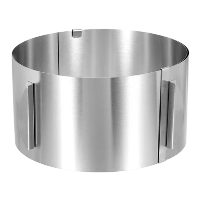 Unique Bargains Adjustable Stainless Steel Nonstick Retractable Round Cake Ring 9 Unique Bargains Adjustable Stainless Steel Nonstick Retractable Round Cake Ring - Image 7