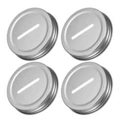 Unique Bargains Regular Mouth Tin Plate Mason Jar Coin Slot Canning Lids 4 Pcs 2.76" Silver 11 Unique Bargains Regular Mouth Tin Plate Mason Jar Coin Slot Canning Lids 4 Pcs 2.76" Silver -Kitchen Tools Shop GUEST 176a677c 094f 4866 ae0b 1c09fae6c54f
