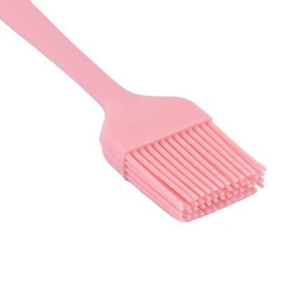 Unique Bargains Outdoor Kitchen Silicone Pastry BBQ Grill Roast Basting Oil Brush Pink 4 Unique Bargains Outdoor Kitchen Silicone Pastry BBQ Grill Roast Basting Oil Brush Pink - Image 2