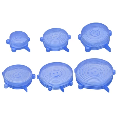 Unique Bargains Reusable Silicone Stretch Lids For Bowls And Food Covers 3 Sets 8 Unique Bargains Reusable Silicone Stretch Lids For Bowls And Food Covers 3 Sets - Image 6