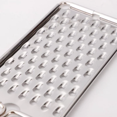 Unique Bargains Home Plastic Handle Vegetable Cheese Grater Zester Kitchen Slicers Silver Tone 1 Pc 4 Unique Bargains Home Plastic Handle Vegetable Cheese Grater Zester Kitchen Slicers Silver Tone 1 Pc - Image 2