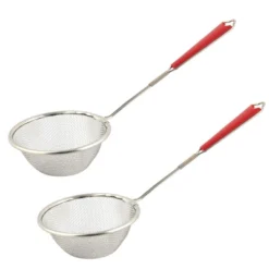 Unique Bargains Home Stainless Steel Tea Oil Spice Flour Mesh Strainer Red 2 Pcs 7 Unique Bargains Home Stainless Steel Tea Oil Spice Flour Mesh Strainer Red 2 Pcs -Kitchen Tools Shop GUEST 1ac00f6a b396 4ba3 8492 cddc7b64201e