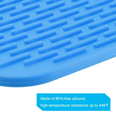 Unique Bargains Kitchen Heat Resistant Non-Slipping Silicone Under Sink Drain Pad Dish Drying Mat 5 Unique Bargains Kitchen Heat Resistant Non-Slipping Silicone Under Sink Drain Pad Dish Drying Mat - Image 3