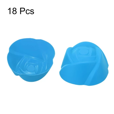 Unique Bargains Silicone Cupcake Liners Heat Resistant Baking Cups 18 Pcs 4 Unique Bargains Silicone Cupcake Liners Heat Resistant Baking Cups 18 Pcs - Image 2