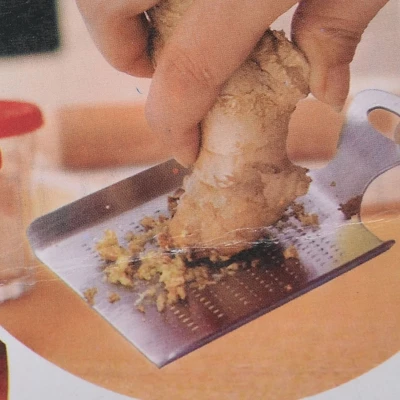 Unique Bargains Household Kitchen Ginger Grater Garlic Press Silver Tone 1 Pc 4 Unique Bargains Household Kitchen Ginger Grater Garlic Press Silver Tone 1 Pc - Image 2