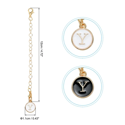 Unique Bargains Letter Accessories For Stanley Tumbler Cup Initial Name ID Personalized Charm 2 Pcs Y 3 Unique Bargains Letter Accessories For Stanley Tumbler Cup Initial Name ID Personalized Charm 2 Pcs Y