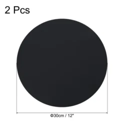 Unique Bargains Silicone Microwave Dishwasher Safe Heat Resistant Oven Mat 2 Pcs