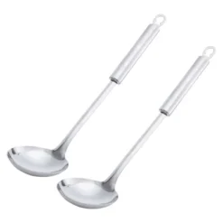 Unique Bargains Kitchen Durable Stainless Steel Long Handle Soup Ladle 11 Inch Length Silver Tone 2 Pcs -Kitchen Tools Shop GUEST 1dca5339 5e63 47b6 96c8 73793b96e6ca